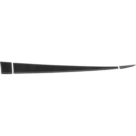 Ensemble de 3 pièces de garniture de tableau de bord en fibre de carbone pour boîte de rangement copilote, compatible avec Mitsubishi Lancer 08-16RHD (1/5)