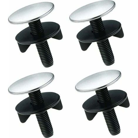 4-teiliges Set mit Wasserhahn-Abdecklöchern, Küchenarmatur-Abdeckloch, Spülbecken-Armaturenlochstopfen, Edelstahl-Armatur-Abdeckloch für Küchenspülen, Badezimmerzubehör (15-