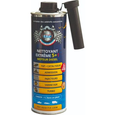 Nettoyant Extrême 5+1 Diesel - Additif Diesel 500 mL - Désencrasse l’Ensemble du Moteur - Redonne de la Puissance au Moteur (1/2)