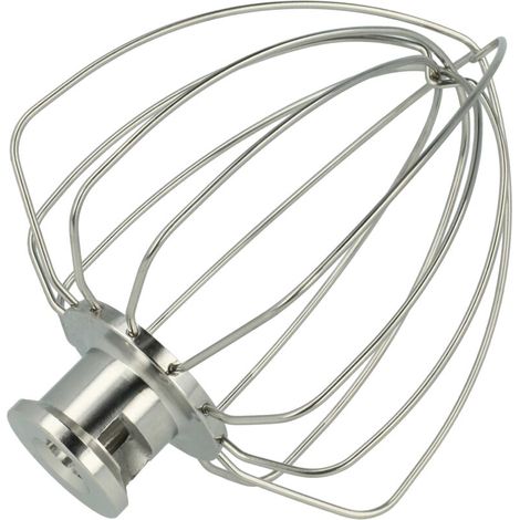 Frusta da pasticceria compatibile con i robot da cucina KSM150, KSM100, KSM103, K45, KSM12, K45SS, KSM105, KSM110 - acciaio inossidabile