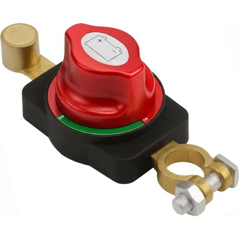 12-48V Car Battery Circuit Breaker, ON-OFF 12V Circuit Breakaway Battery Switch Waterproof for Truck Yacht Motorcycle Boat Bus Caravan (1/5)