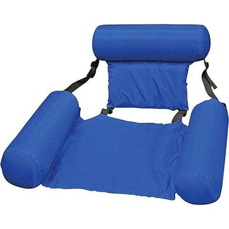 chaise longue gonflable pour piscine, matelas gonflable flottant, transat aquatique (1/5)