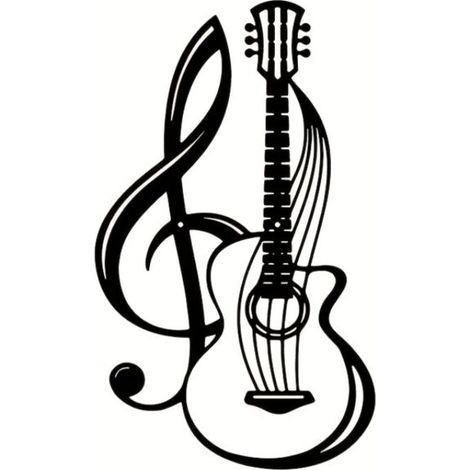 Lntyq Décoration Murale Métal Notation Musicale Noire Découpée au Laser Suspendre,Décoration Murale,Sculpture Minimaliste,Cadeau pour Amateurs Musique,Terrasse,Jardin,Chambre Coucher 30x18cm