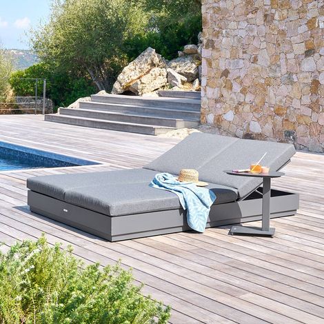 Lit de piscine Allure gris graphite - Hespéride (1/5)