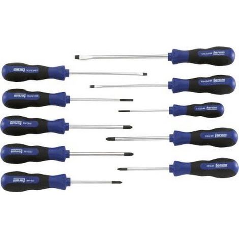 Set Cacciavite Con Manico A Più Componenti, Scanalatura / Ph / Pz, 10 Pezzi