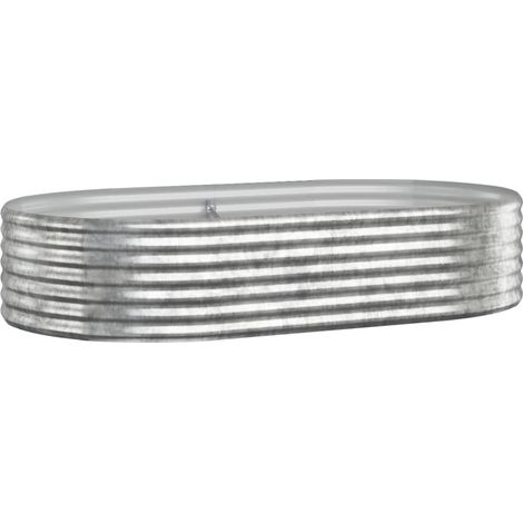 Maison Exclusive - Hochbeet Verzinkter Stahl 175x100x36 cm Silber