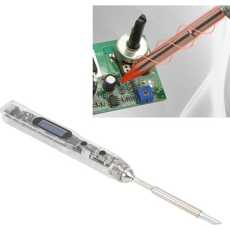 Fer à souder SI012 avec affichage numérique OLED et panne de soudage T12-B2+TS-K (1/5)