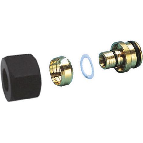 ADATTATORE PER COLLETTORI DI DISTRIBUZIONE CON DADO IN PA-M - ø3/4X18 - TUBO 16X2 - VIL