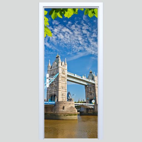 Adhesivo de tela para puerta Tower Bridge 267PD