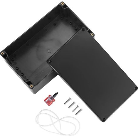 Boîte De Dérivation Électrique Extérieure IP65 - Boîte De Raccordement Étanche En Plastique ABS - 200 X 120 X 75 Mm - Noir × 1 (1/5)