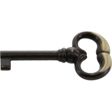 25PZ CHIAVE ANTICHIZZATA ART.33730 MM.35/62 BRONZO SFUMATO (1/2)
