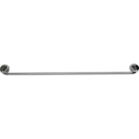Porte-serviette Style 800 mm, rond inox brossé