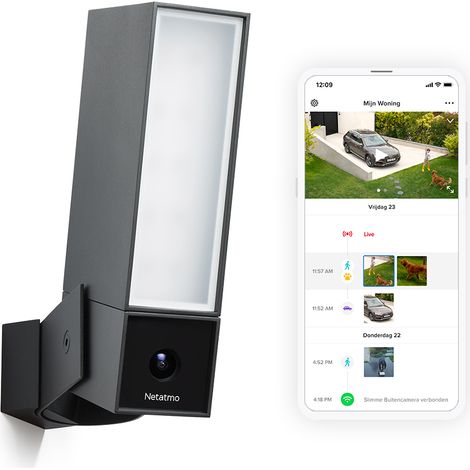 Netatmo WIFI-Überwachungskamera für den Außenbereich, integrierter Fokus, Bewegungserkennung, Nachtsicht, keine zusätzlichen Kosten, NOC01-UK (Anwesenheit) (1/5)