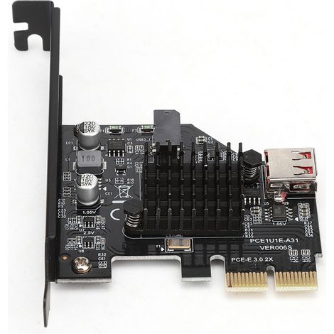 Scheda adattatore PCI-E Express, connettore USB 3.1 frontale, retrocompatibile, trasferimento dati ad alta velocità, connessione stabile, porte USB multiple, soluzione di espansione