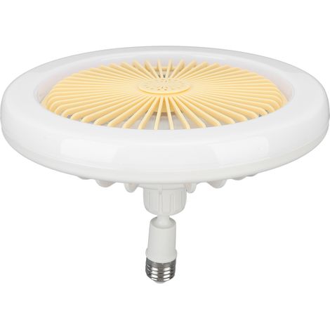 Ventilateur de Plafond Lumineux 30W LED E27 25cm Silencieux Aromathérapie 86-265V (1/5)
