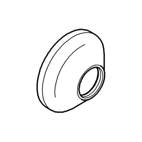 Grohe Rosette für S-Anschluss, DN 15, D 70mm, Hard Graphite, 02210A0M (1/2)