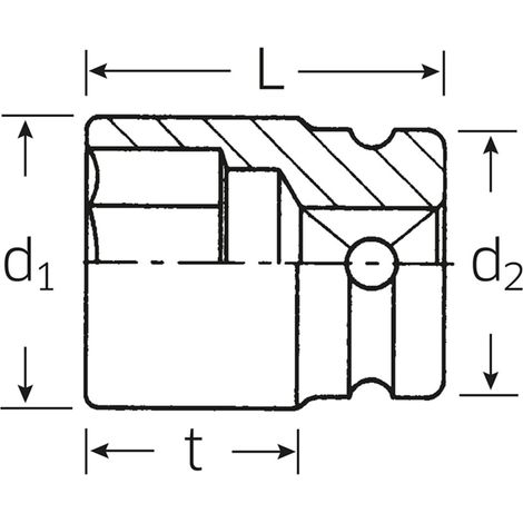 STAHLWILLE 23010016 - Bouchel'impact 1/2 ''50IMP 16 (1/2)