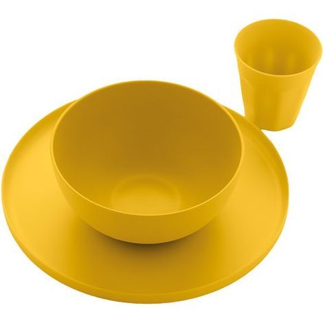 Set De 12 Pieces De Dãžner En Rpet Mimosa Yellow - Livwise Point Virgule (1/2)