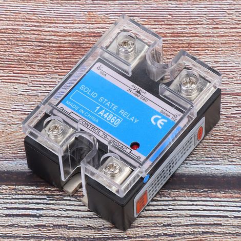 Einphasen-Halbleiterrelais 70-280VAC Eingang 24-480VAC Last AC AC SSR Elektrische Ausrüstung für CNC-Maschinen (BERM-1 A4860 (60A)) (1/5)