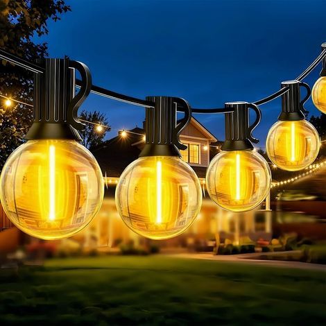 15M Guirlande Lumineuse Exterieure, Étanche Incassable (1/5)