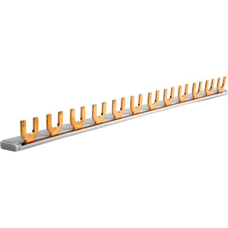 Sbarra di collegamento a pettine monofase, 12 moduli, 10 mm², 63 A (1/5)