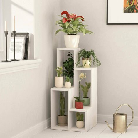 Dmora - Bücherregal Hespera, Büroregal, Mobiler Buchhalter, Bücherbrett, 84x20h89 cm, Weiß, mit verstärkter Verpackung (1/4)
