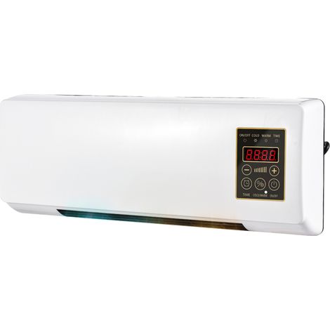 Chauffage et Climatiseur Portables 2 en 1 – Fixation Murale/Bureau – Chauffage Électrique + Climatisation – Minuterie, Arrêt Différé, Télécommande – Pour Chambre (1/5)