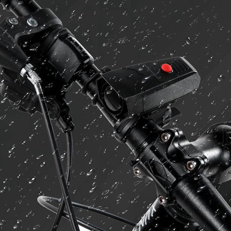 Sonnette de vélo électrique puissante, alarme sonore haute intensité pour guidon