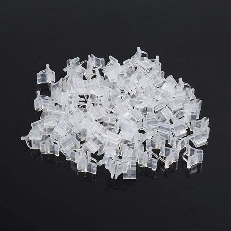 100 Pcs Pince De Greffe Clip Spécial De Greffe Tomate Seedling Greffage Clip Aubergine Grafting Clamp (1/4)