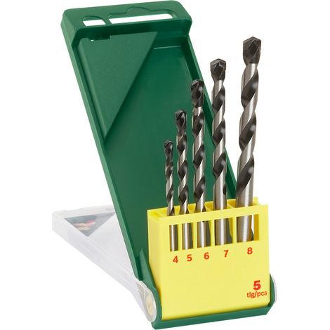 Bosch 2607019445 5-Piece Concrete Drill Bit Set 4 5 6 7 8 mm