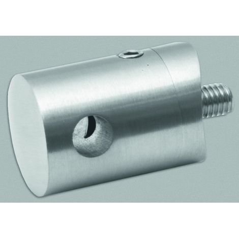 Support transversal pour poteau de garde corps et main courante inox 304 - CROSO