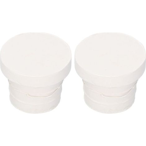 Bumper de sécurité en caoutchouc pour escalier de piscine (2 pièces) - Compatible avec les escaliers submersibles - 5x3.5x4cm - Accessoire de remplacement durable et antichoc (1/4)