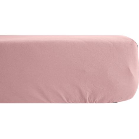 Drap housse uni percale de coton MANOIR Bonnet de 35 cm 180x200 cm