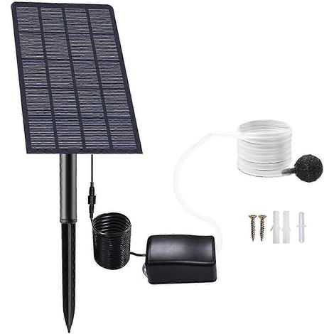 Kit de pompe à air solaire pour oxygénateur d'eau souterraine, aérateur solaire 2025 (1/5)