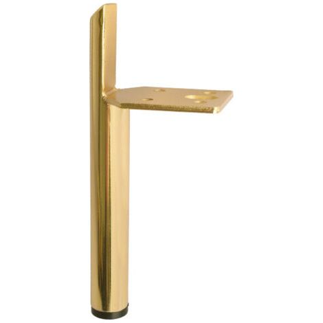 PA 4 Stück moderne Möbelbeine aus Aluminiumlegierung, Teetischstütze, Bettbein, TV-Schrankbein, Metallbein, Hardware-Zubehör (Farbe: 4 Stück, Gold, 13 cm) (1/3)