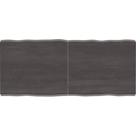 Dessus de table,Plateau de table,Plan de travail bois chêne massif traité bordure assortie CIV433125 (1/5)