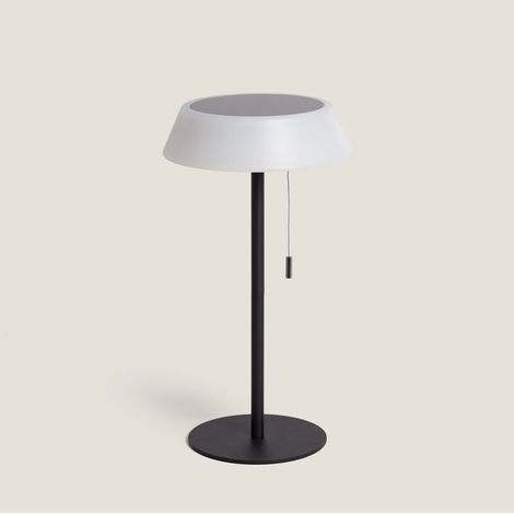 Lampe à Poser Solaire Extérieur LED 1.2W Métal Aldana Brun (1/5)