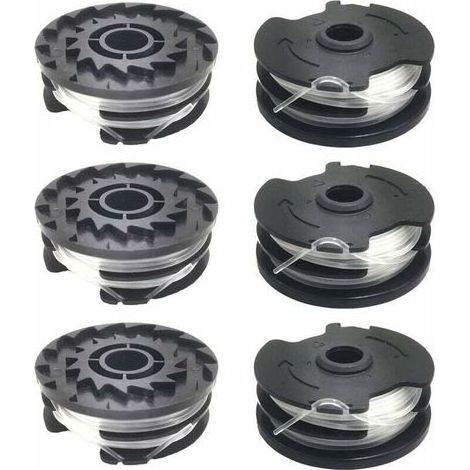 Bobine De Fil Nylon - 1,6 Mm - Pour Coupe-Bordure - Design Spiralé - Lot De 6 (1/4)