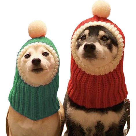 Bonnet de Noël pour Chien Chenery Fadou Chai, Accessoire de Tête Drôle et Festif (1/5)