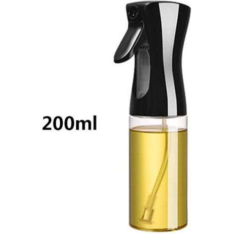 Ensemble d ustensiles de cuisine,Friteuse à Air,vaporisateur d'huile d'olive,bouteille,pulvérisateur,Gadgets de - 200ml black