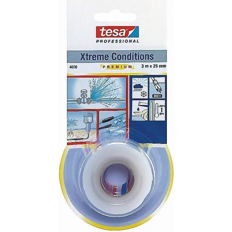 TESA cinta xtreme cond. 3x25mm.4600 , Cinta tesa Professional 4600 Xtreme Conditions. El material flexible se ajusta firmemente a varias superficies, proporcionando así un sello he