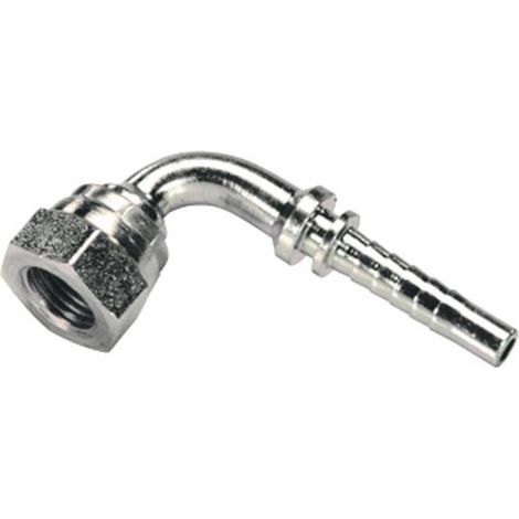 Raccord fileté femelle 60° courbé 90° - 18X1,5  X 3/8" (Lot de 2)