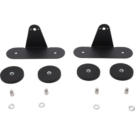 2 pièces Support de Barre Lumineuse magnétique, Support de Montage de Barre Lumineuse LED à Base magnétique de 66 mm Support à Ventouse pour Toit de Capot (1/5)