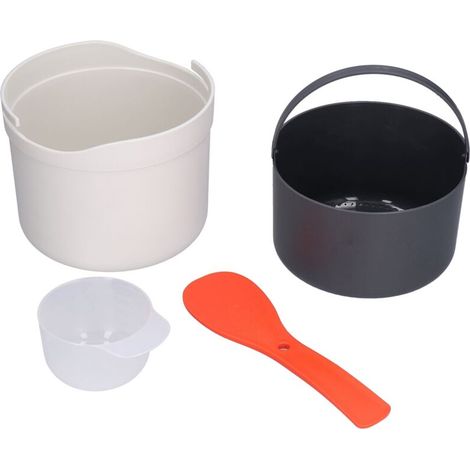 Cuisineur à Riz pour Micro-ondes Multifonction - Ensemble de Cuisson pour Riz Rapide (1/5)