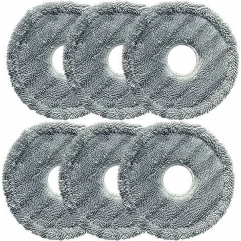 Balai électrique aspirateur avec 6 têtes de nettoyage et chiffons en microfibre – Compatible avec modèles Dyson V7, V8, V10, V11 (sans marque, conforme aux normes CE) (1/4)