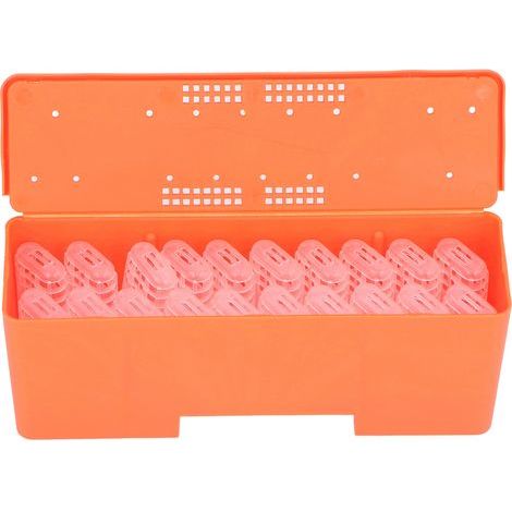 King Cage Transport Box with 20 Pieces, Queen Bee Breeding Cages, Transparent Beekeeping Tools (1/5)