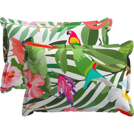 Kissenbezug 2 stk. HOUTEN Mehrfarbig 30 x 50 cm Polyester vidaXL