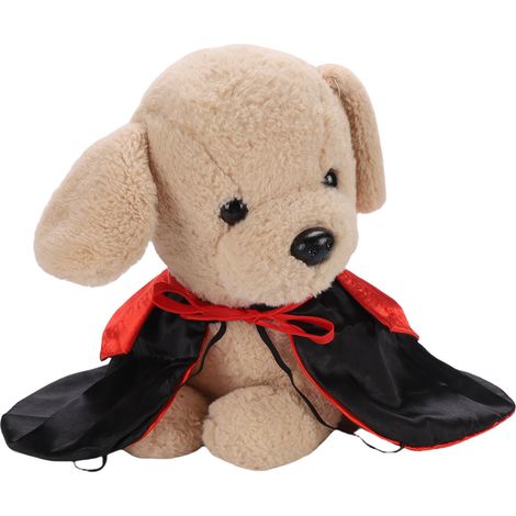 Cape Réversible pour Chien et Chat - Costume Cosplay Halloween Rouge Noir en Polyester Léger et Respirant Ajustable (1/5)