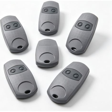 XTRELAMP-Lot de 5 émetteurs radio 433 MHz à code roulant pour portail battant – 4 canaux – transmission stable (1/3)