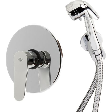 Presto Dalma 7207600 Grifo ducha inodoro monomando mezclador redondo cromo (1/2)